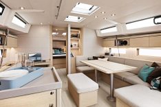 Interieur der Yacht